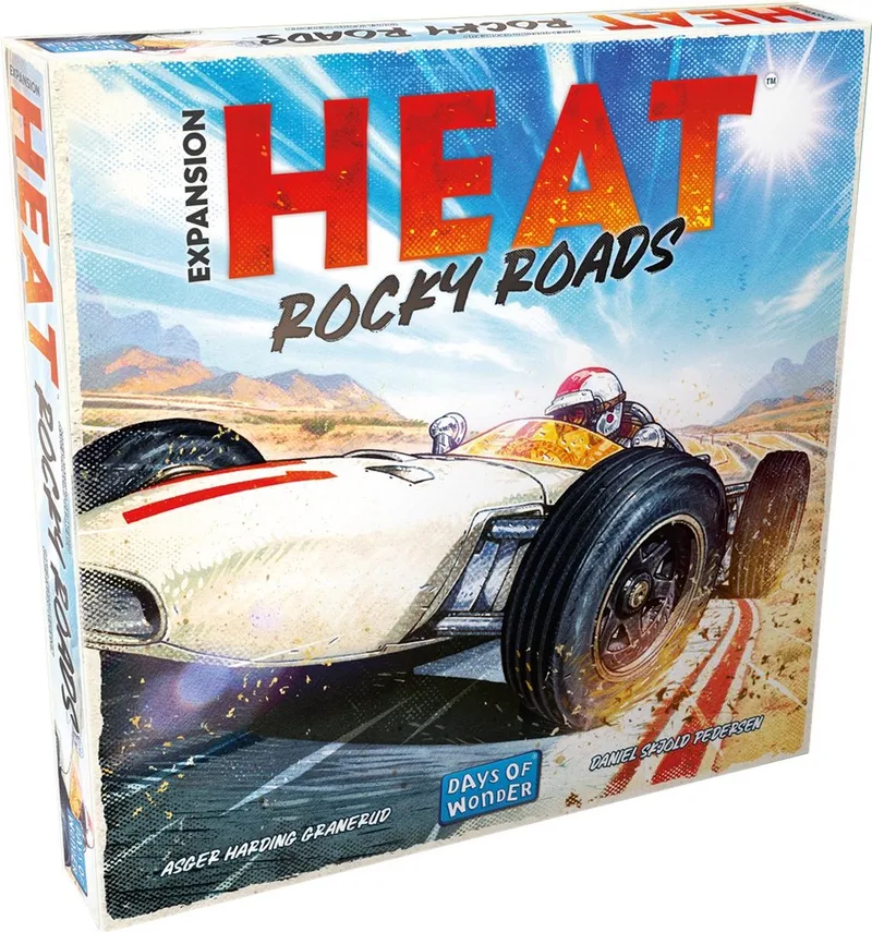 bordspel uitbreiding Heat Rocky Roads racebanen. fra Days of Wonder – æske
