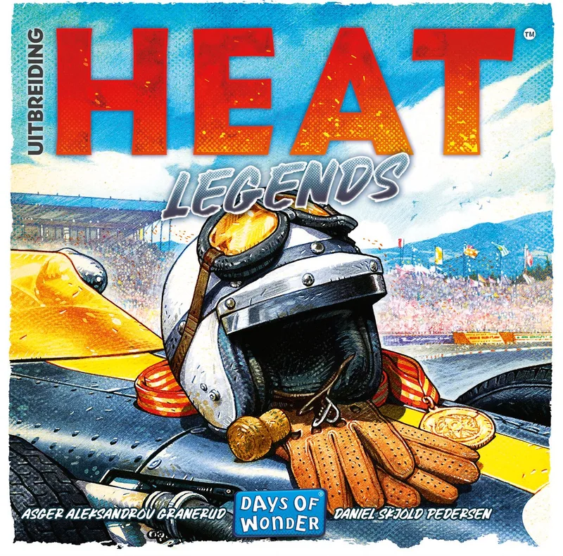 Heat Legends - Uitbreiding - Racebordspel - Legendarische Coureurs from Days of Wonder – box