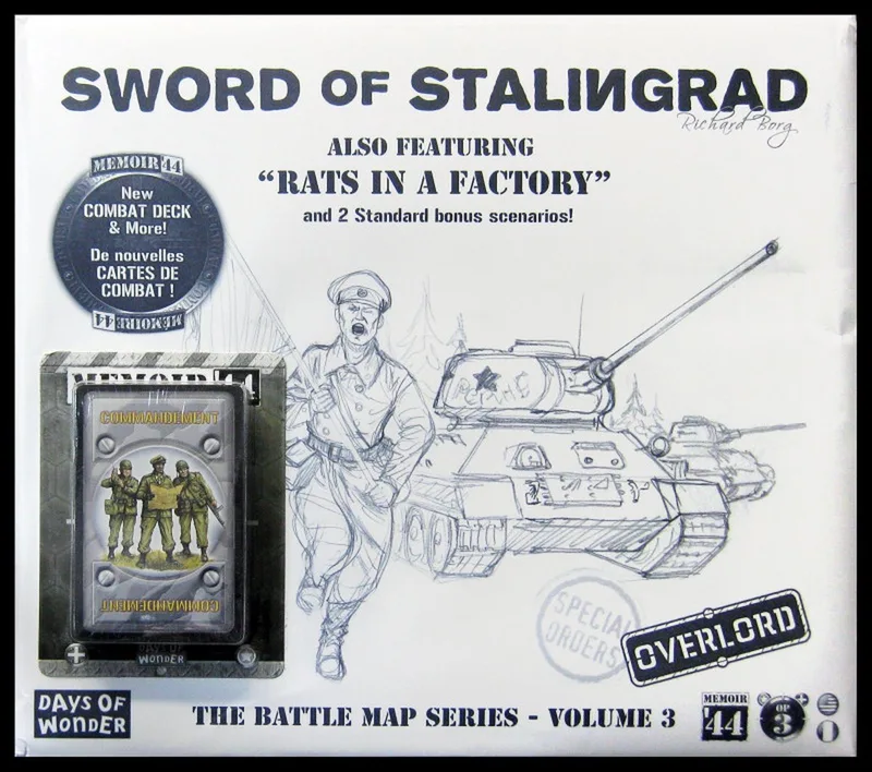 Memoir'44 - Battle Map - Sword of Stalingrad Eng. fra Days of Wonder – æske