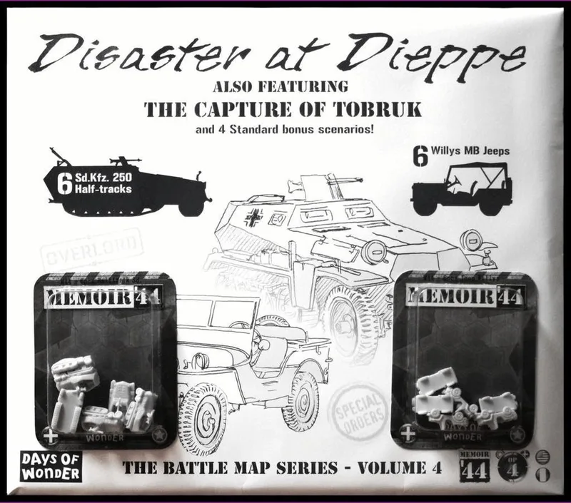 Memoir '44: Disaster at Dieppe Expansion de Days of Wonder – boîte