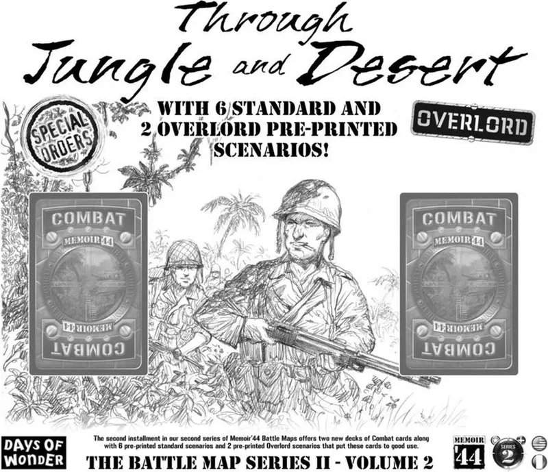 Memoire '44 Through Jungle & Desert - Uitbreiding from Days of Wonder – box