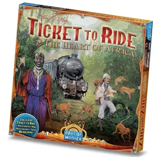 Asmodee Jeu De Société Aventureros Al Tren El Corazon De Africa de Days of Wonder – boîte 3 sur 4