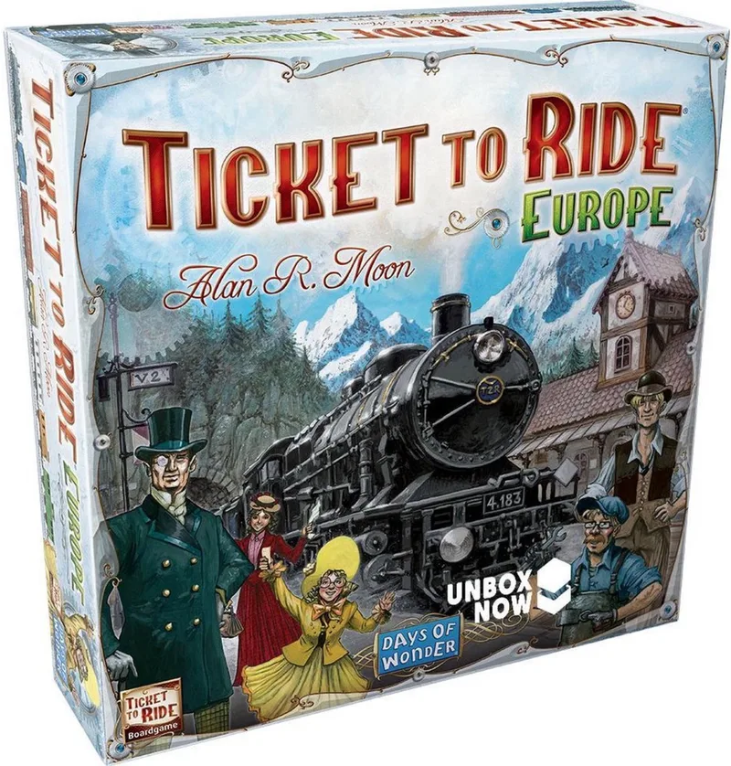 Ticket to Ride Europe - Nederlandstalig Bordspel - Strategisch Gezelschapsspel voor Familie & Vrienden från Days of Wonder – kartong