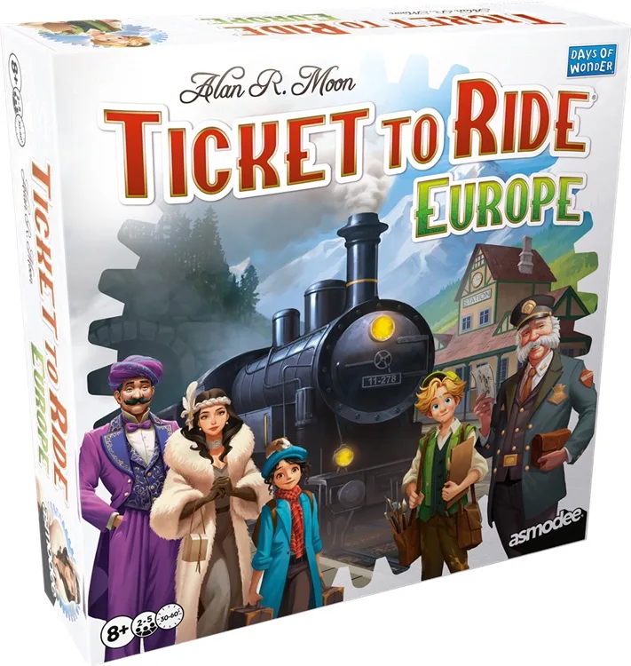 Ticket to Ride Europe Rerfresh from Days of Wonder – box