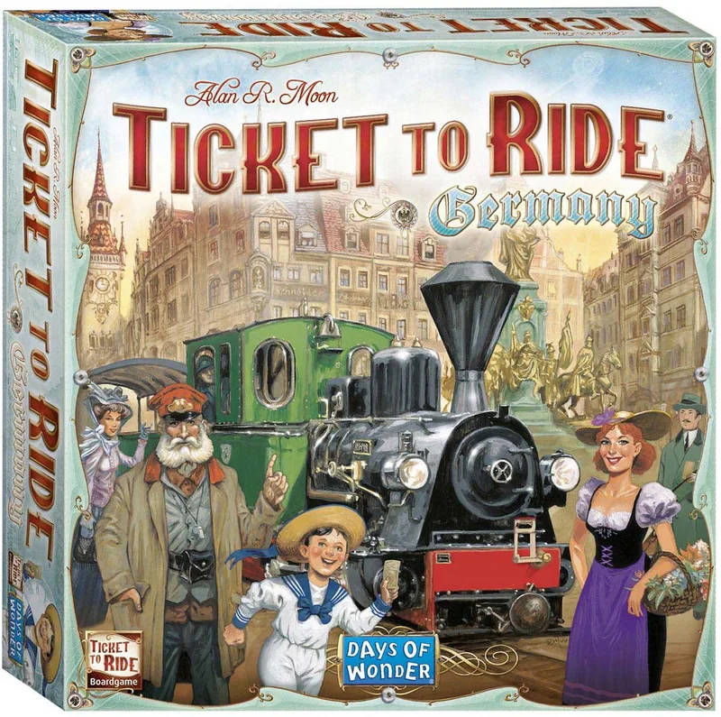 Ticket to Ride Germany - Stedeneditie - Bordspel de Days of Wonder – boîte