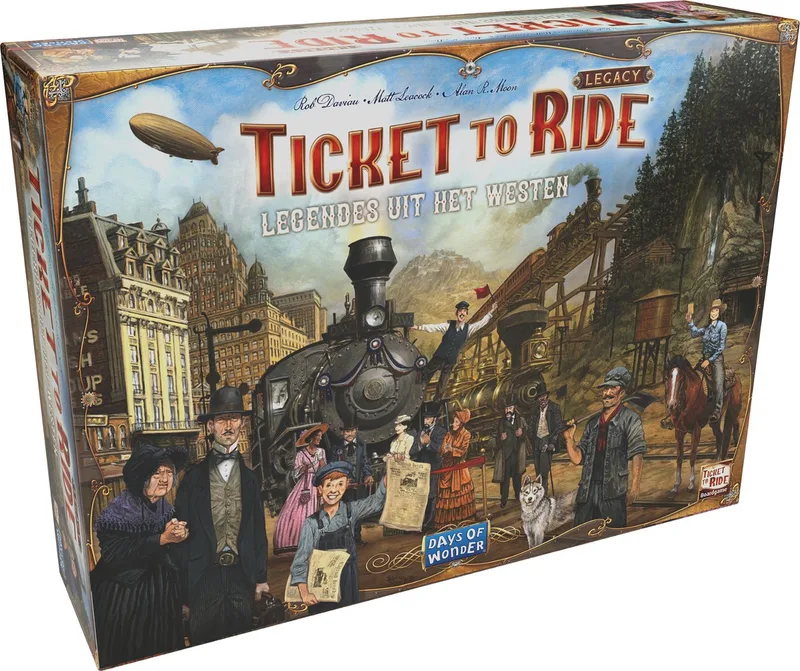 Ticket to Ride Legacy: Legendes uit het Westen from Days of Wonder – box