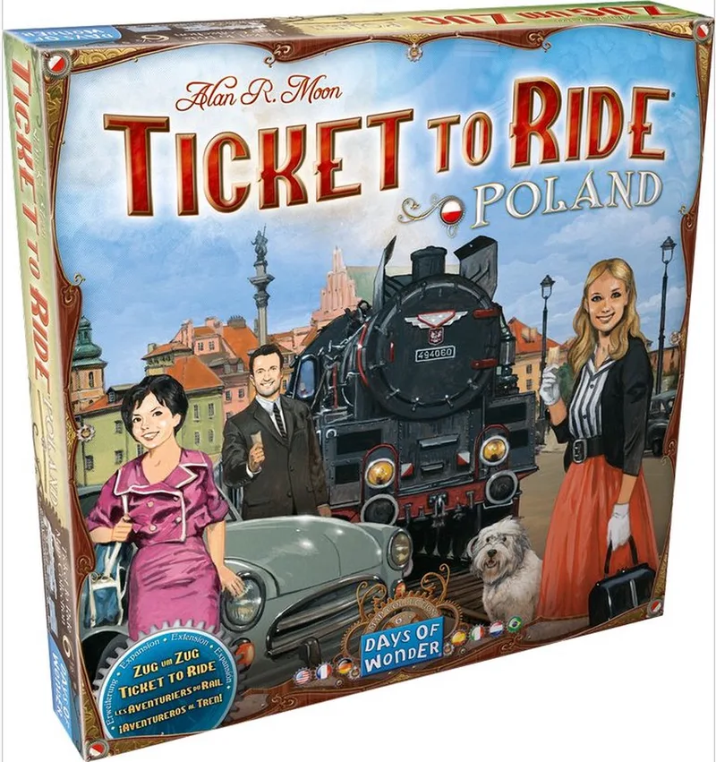 Ticket To Ride Polen - Uitbreiding - Bordspel from Days of Wonder – box