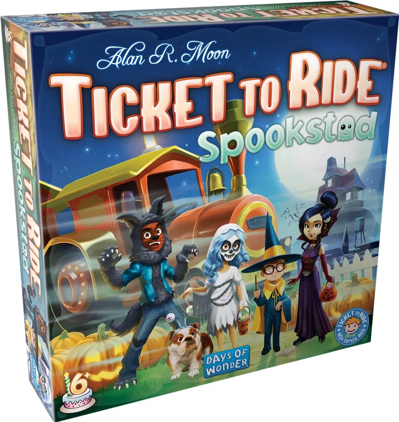 Ticket To Ride Spookstad - Days of Wonder - Familiespel - Nederlandstalig Bordspel - Vanaf 6 Jaar from Days of Wonder – box