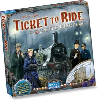 Asmodee Jeu De Société Aventureros Al Tren Reino Unido Espagnol de Days of Wonder – boîte 1 sur 2