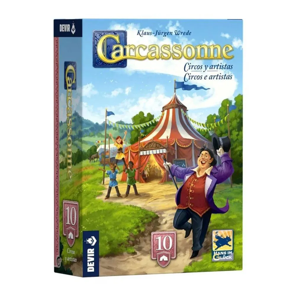Bordspel Carcassonne: In De Piste från Devir – kartong