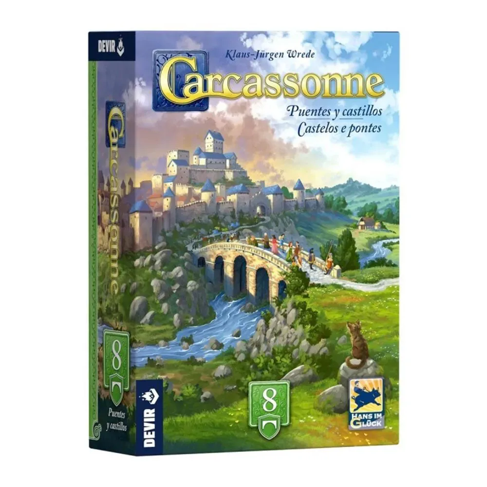 Carcassonne Broer Borge Udvidelse 8 Brætspil fra Devir – æske