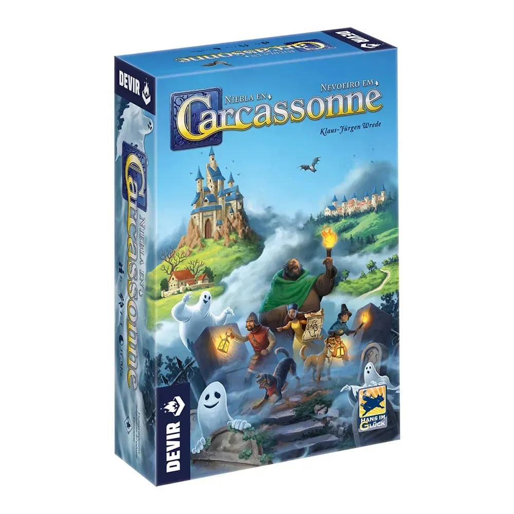 Carcassonne-tåge I Brætspil fra Devir – æske