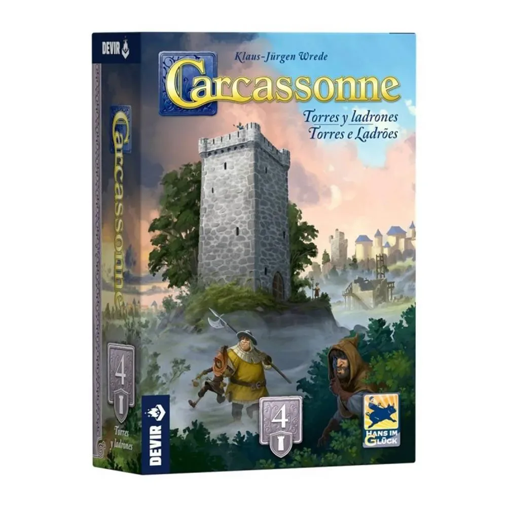 Carcassonne Torens Dieven Exp4 från Devir – kartong