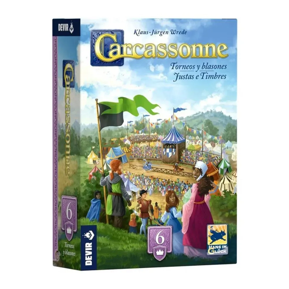 Carcassonne Expansion 6 Brädspel från Devir – kartong