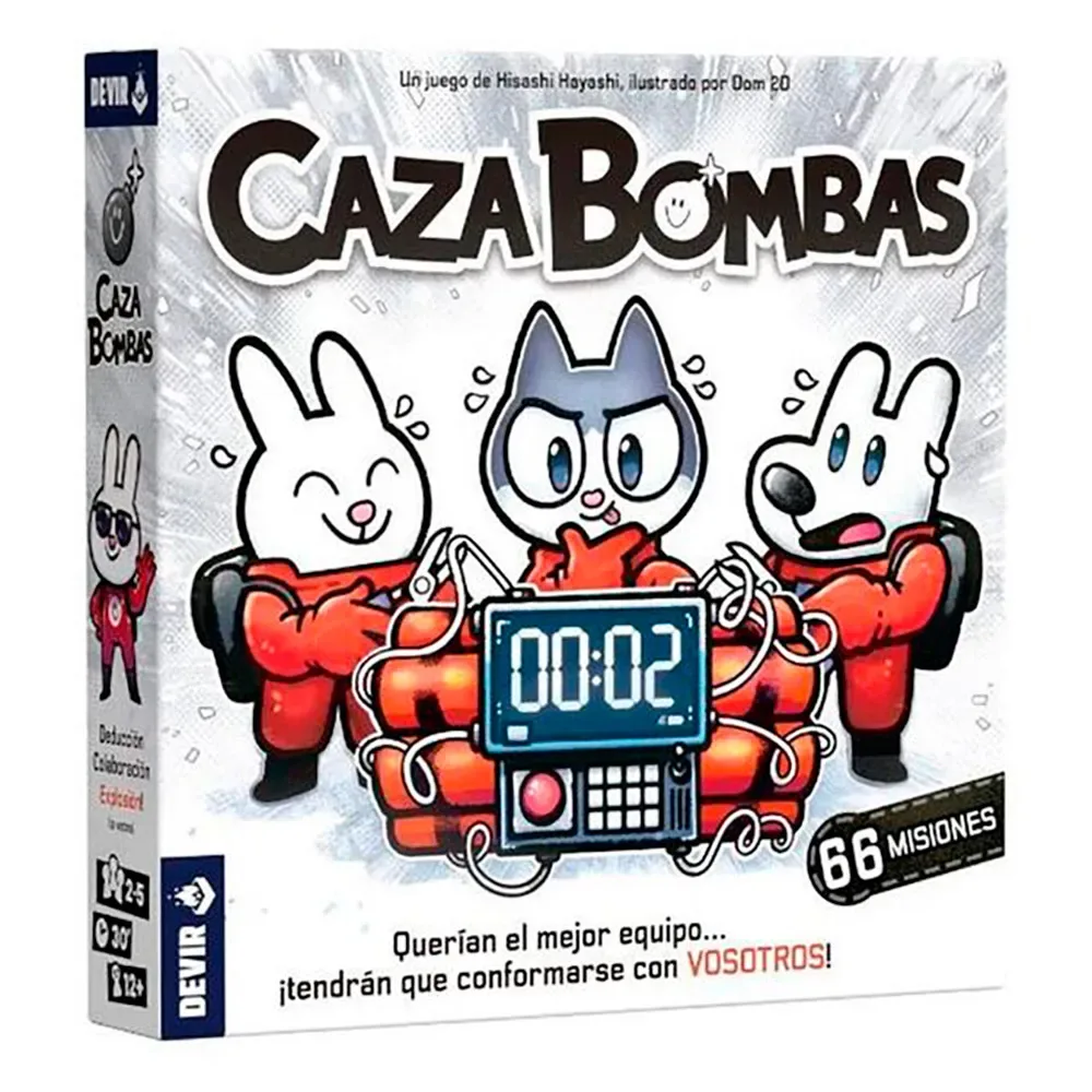 Cazabombas från Devir – kartong