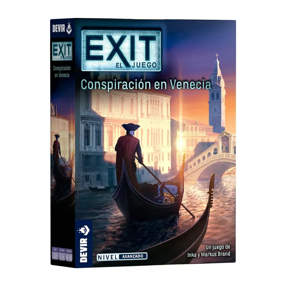 Exit: Conspiracion En Venecia Brädspel från Devir – kartong