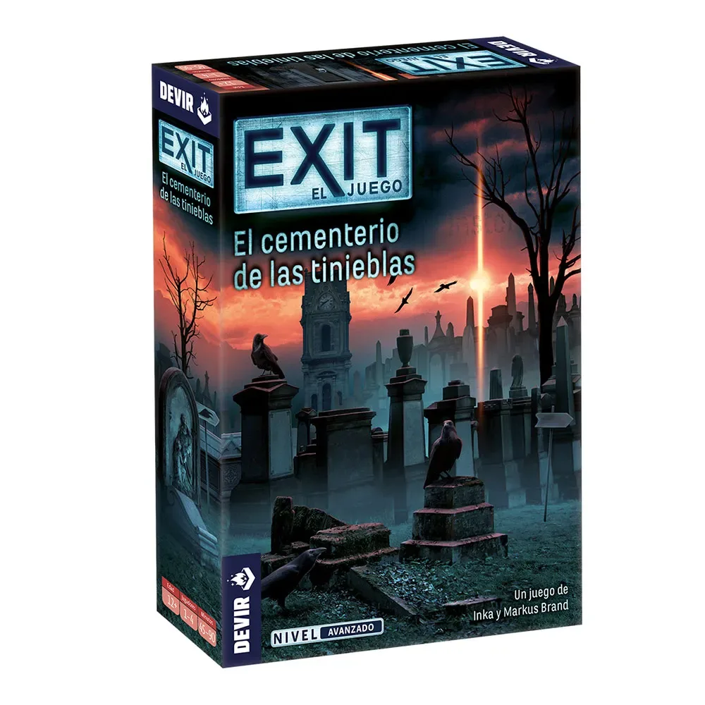 Exit El Cementerio De Las Tinieblas Bordspel Spaans från Devir – kartong
