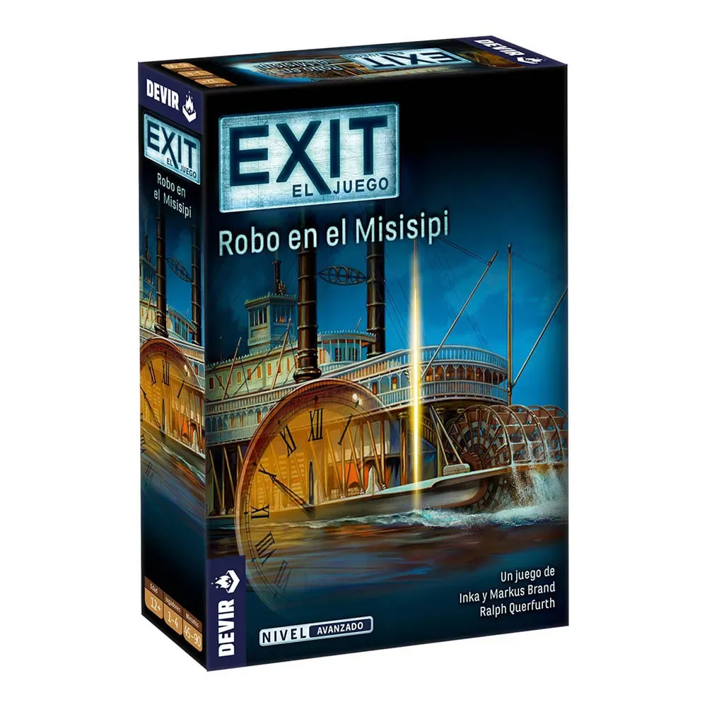 Exit: Robo En El Mississippi Brädspel från Devir – kartong