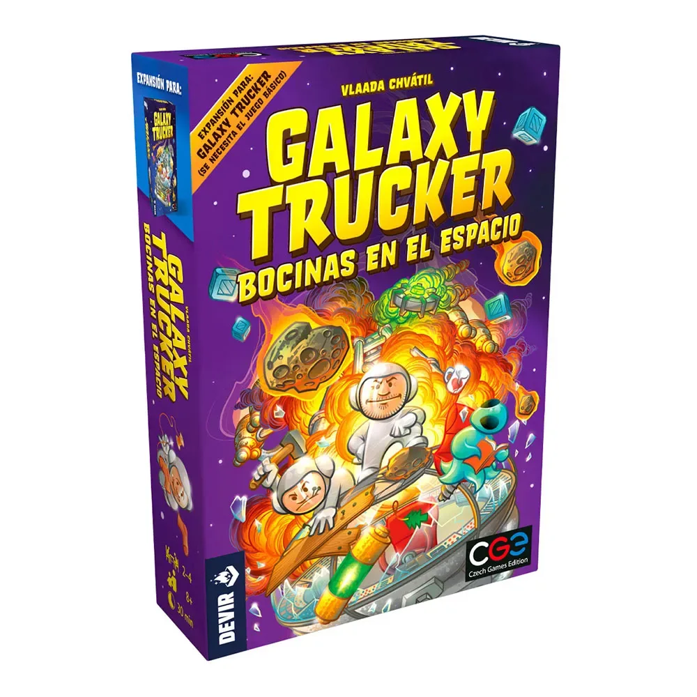 Galaxy Trucker Expansión Bocinas En El Espacio Brädspel från Devir – kartong