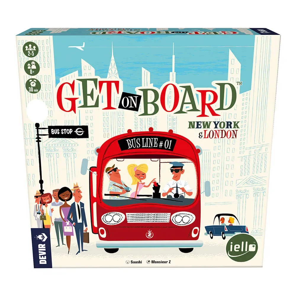 Get On Board Brädspel från Devir – kartong