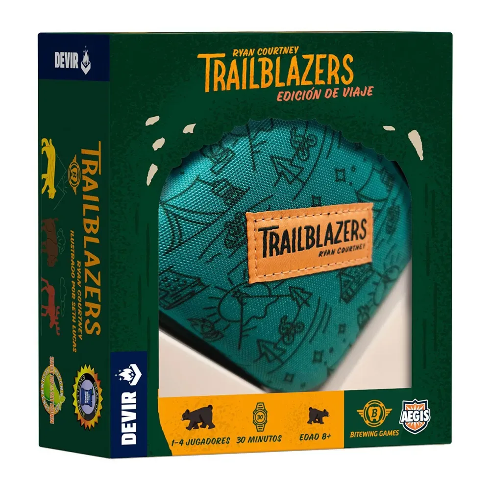 Trailblazers Travel Edition Brädspel från Devir – kartong