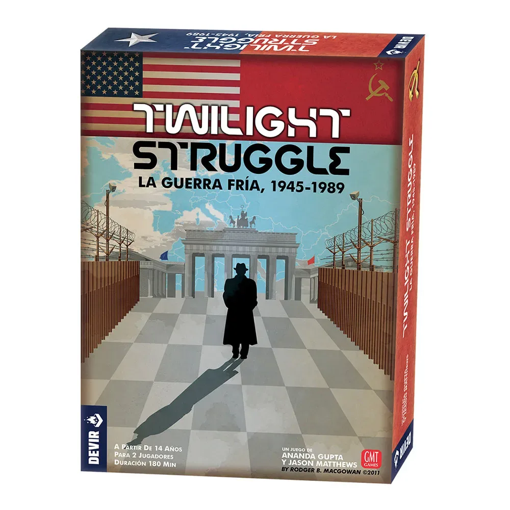 Twilight Struggle:la Guerra Fria Brädspel från Devir – kartong
