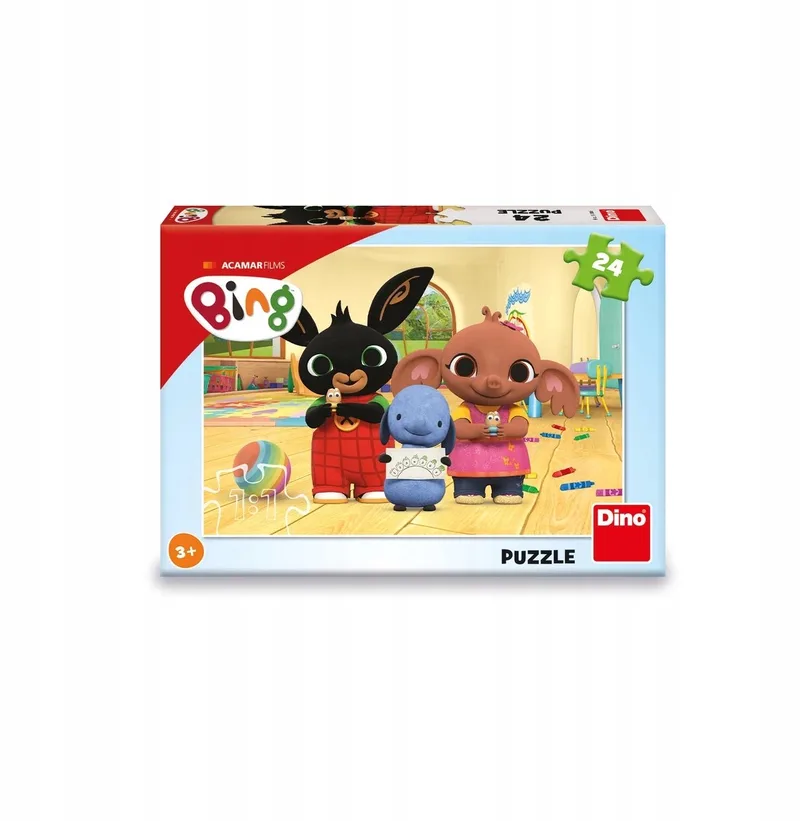Bing Puzzel 'Bing Schildert' 24 Stukjes - Vanaf 3 Jaar from Dino, Multicolour edition – box