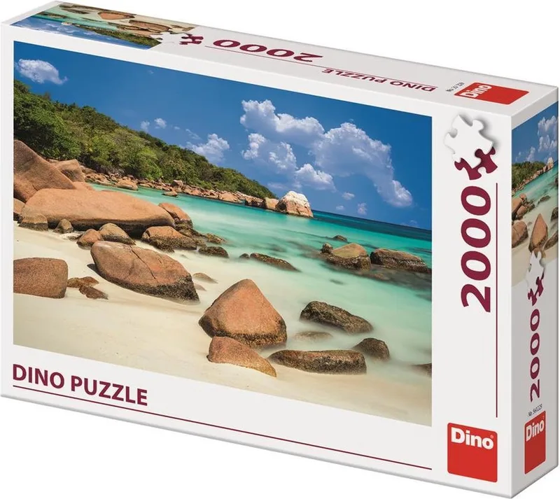 Legpuzzel Dino - Idyllisch strand - 2000 stukjes - Volwassenen from Dino, Blue edition – box