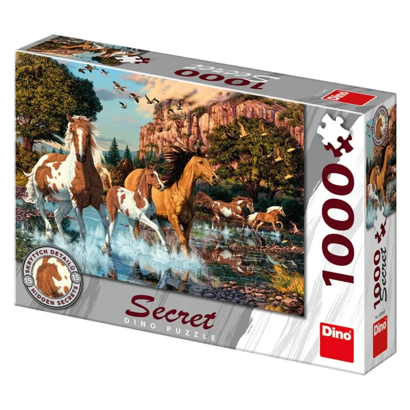legpuzzel paarden - 1000 stukjes dieren puzzel karton. from Dino, Multicolour edition – box 2 of 2