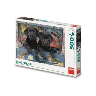 legpuzzel Puppies in een Koffer - 500 stukjes dieren puzzel. from Dino, Multicolour edition – box 2 of 2