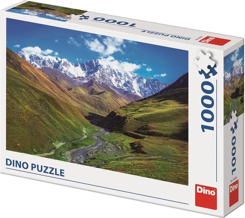 Legpuzzel Sjchara Berg van 1000 stukjes voor volwassenen en kinderen van Dino, editie Verschillende – doos