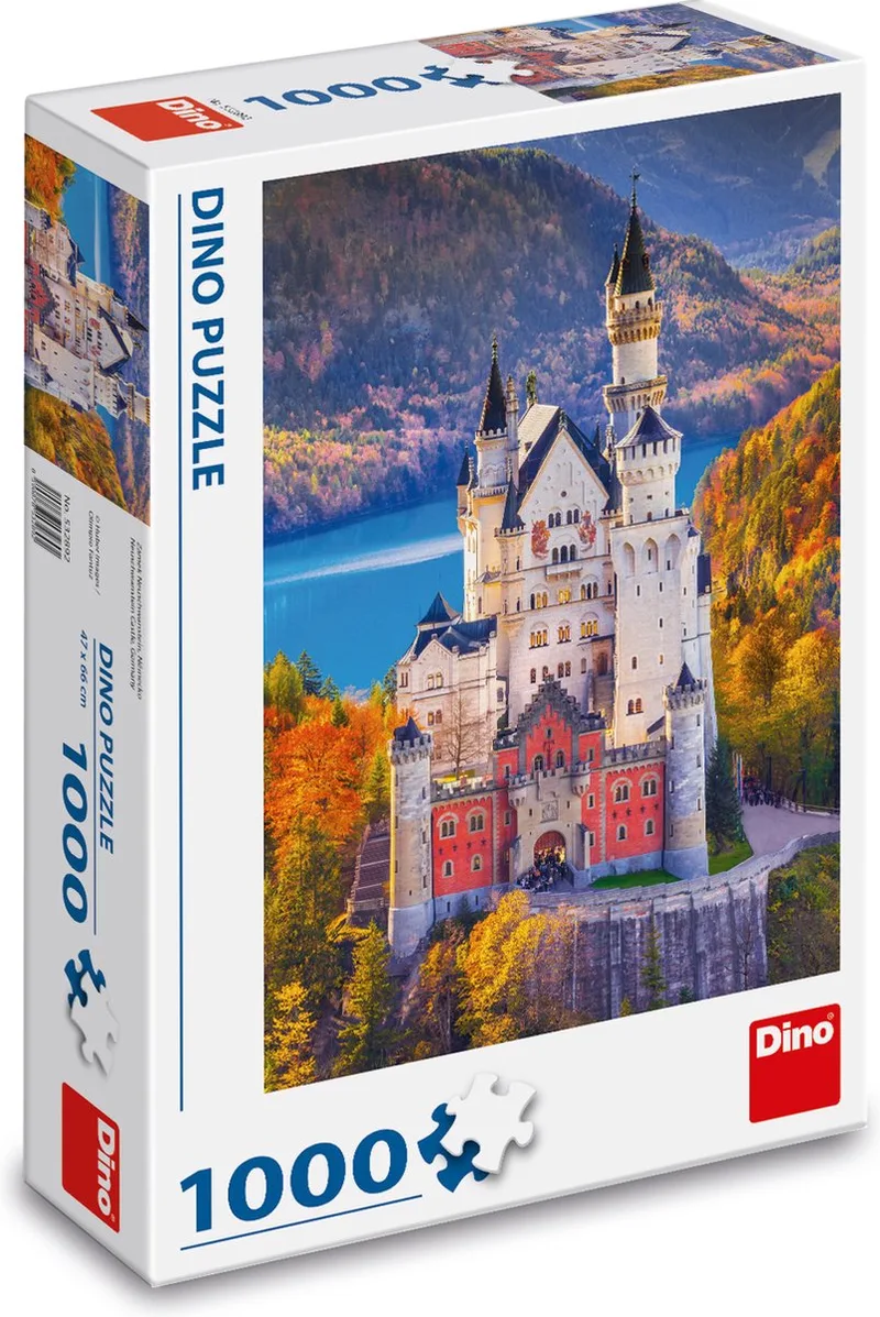 Neuschwanstein - 1000 stukjes. de Dino, édition Multicolore – boîte