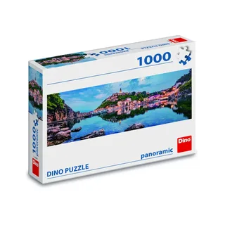 Panoramische Legpuzzel van het eiland KRK van 1000 stukjes voor volwassenen en kinderen from Dino, Multicolour edition – box 2 of 2