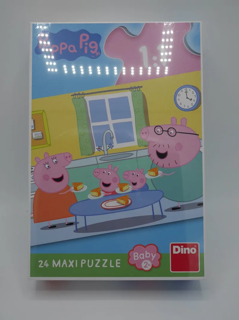 Peppa Pig kinder puzzel met 24 maxi puzzel stukjes. von Dino, Ausgabe Mehrfarbig – Schachtel