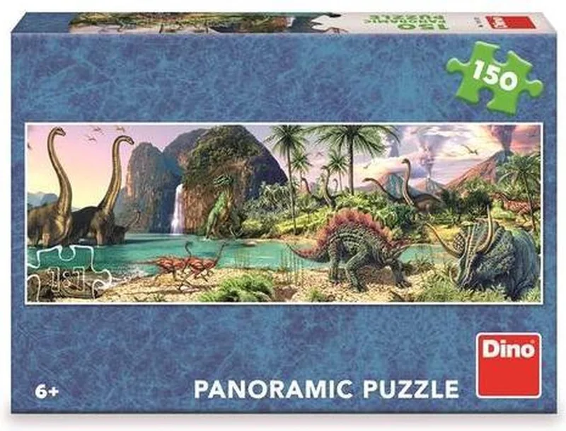 puzzel dinosaurus - educatief speelgoed 150 stukjes karton. de Dino, édition Multicolore – boîte