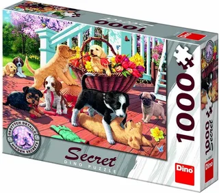 puzzel honden puppies 1000 stukjes legpuzzel dieren. from Dino, Multicolour edition – box 1 of 2