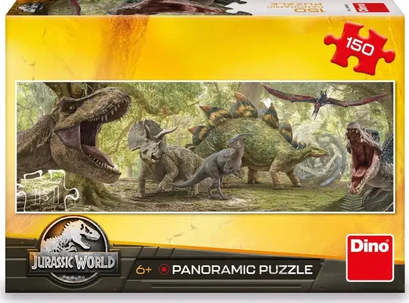 puzzel Jurassic park 150 stukjes van Dino, editie Meerkleurig – doos