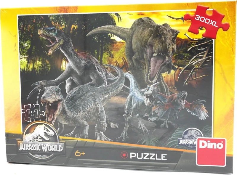 Puzzel jurassic world dinosaurussen 300 stukjes van Dino, editie Meerkleurig – doos