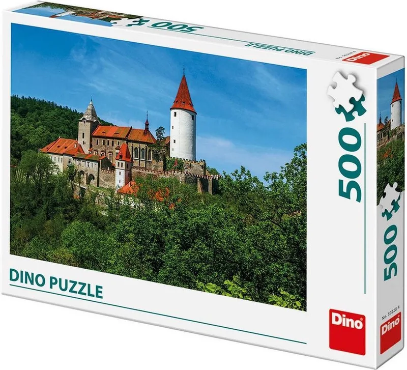 Puzzel Kasteel Křivoklát 500 stukjes van Dino, editie Meerkleurig – doos
