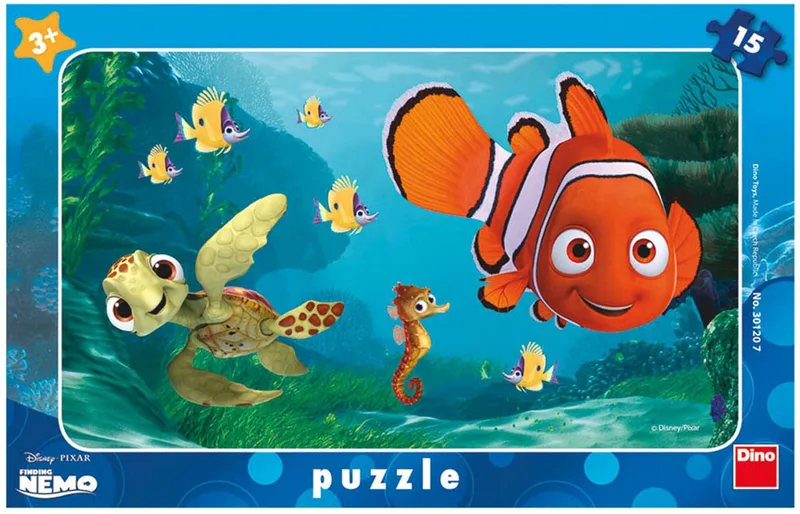 puzzel Nemo - kinderpuzzel 15 stukjes karton. from Dino, Multicolour edition – box
