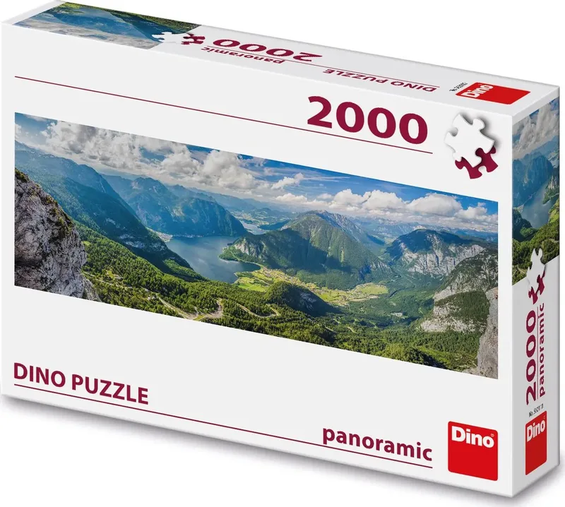 puzzel van de alpen in oostenrijk 2000 stukjes van Dino, editie Meerkleurig – doos