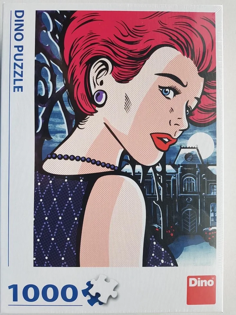Puzzle 1000 stukjes woomen art van Dino, editie Div – doos