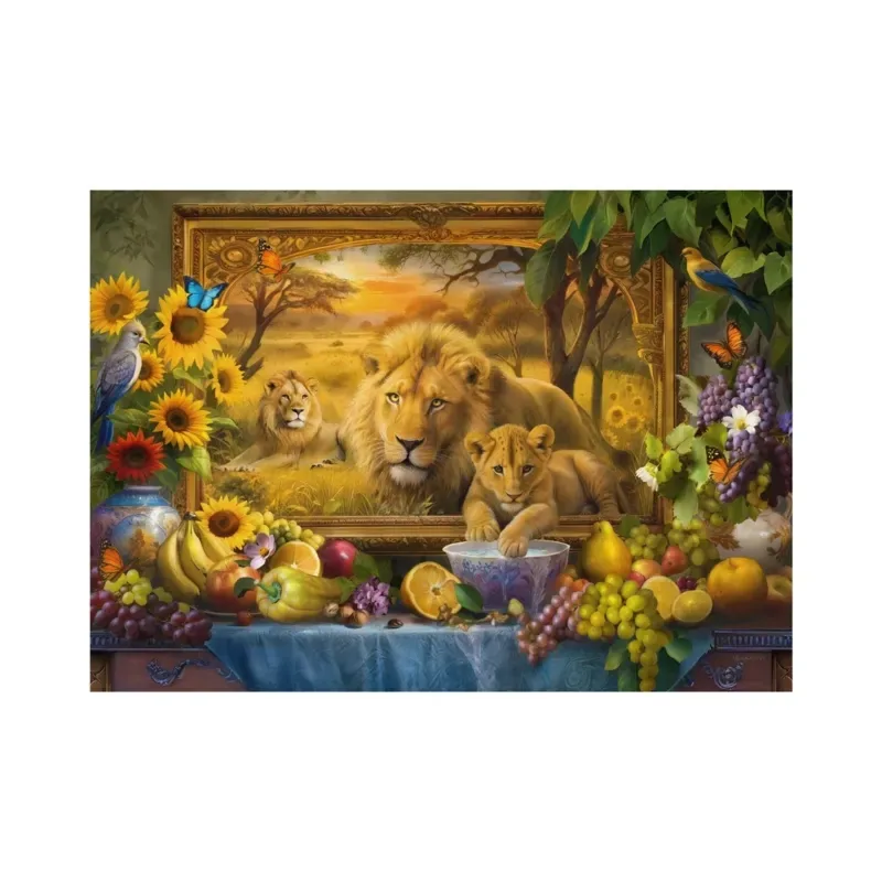 Puzzle From The Picturs - Lions van Dino – doos