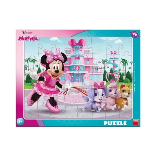 Puzzle Minnie avec des Chiots de Dino – boîte