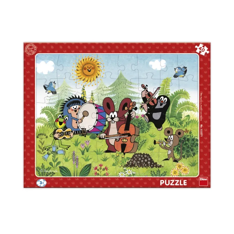 Puzzle Petite Taupe Et Orchestre - 26 à 50 pièces de Dino – boîte