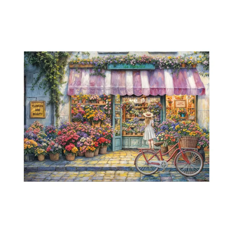 Puzzle Pièces XXL - La Boutique du Fleuriste - 200 à 499 pièces van Dino – doos