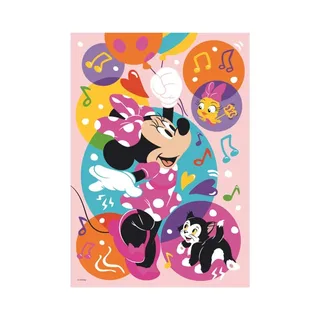 Puzzle Pièces XXL - Puzzle Néon - Minnie - 100 à 149 pièces van Dino – doos 1 van 2