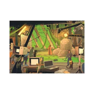 Puzzle Pièces XXL - Puzzle Trouvez les 10 Objets - Film - 200 à 499 pièces fra Dino – æske 1 af 2