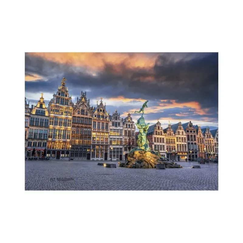 Puzzle Tempête au-dessus d'Anvers - Puzzle Neon de Dino – boîte