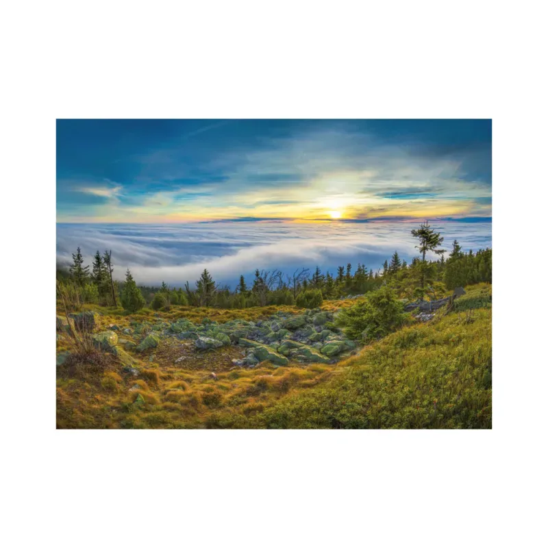 Puzzle Vue Depuis Ještěd - 1000 pièces van Dino – doos